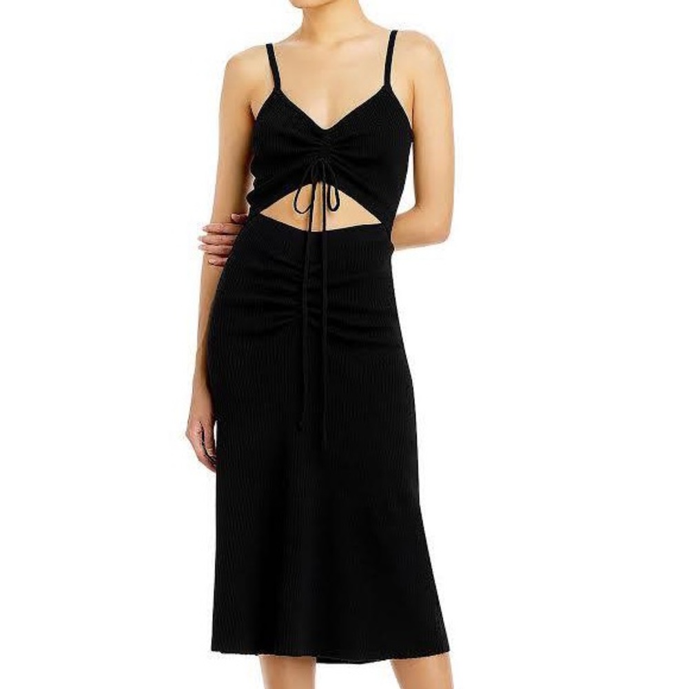 NWT Lucy Paris Black Cutout Dress